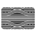 Maori Tattoo Polynesian Tribal Print Indoor Door Mat