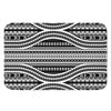 Maori Tattoo Polynesian Tribal Print Indoor Door Mat