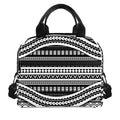 Maori Tattoo Polynesian Tribal Print Insulated Lunch Bag