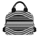 Maori Tattoo Polynesian Tribal Print Insulated Lunch Bag