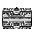 Maori Tattoo Polynesian Tribal Print Laptop Sleeve