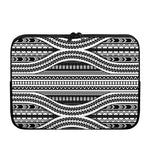 Maori Tattoo Polynesian Tribal Print Laptop Sleeve