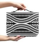 Maori Tattoo Polynesian Tribal Print Leather Bible Cover