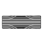 Maori Tattoo Polynesian Tribal Print Long Kitchen Mat