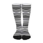 Maori Tattoo Polynesian Tribal Print Long Socks