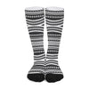 Maori Tattoo Polynesian Tribal Print Long Socks