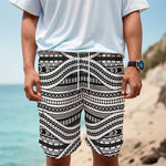 Maori Tattoo Polynesian Tribal Print Men's Cargo Shorts