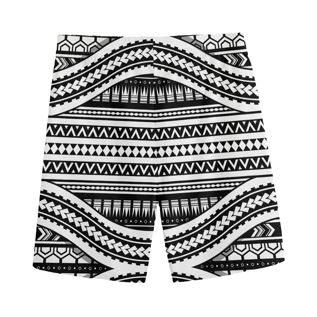 Maori Tattoo Polynesian Tribal Print Men's Sports Shorts