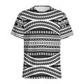 Maori Tattoo Polynesian Tribal Print Men's Athletic T-Shirt