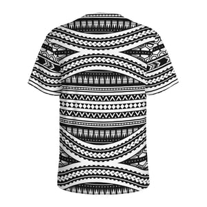 Maori Tattoo Polynesian Tribal Print Men's Sports T-Shirt