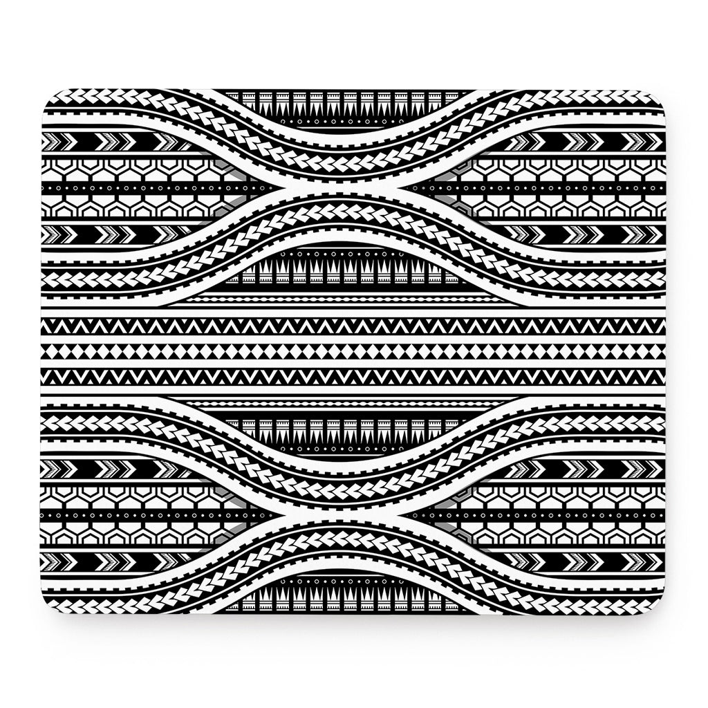 Maori Tattoo Polynesian Tribal Print Mouse Pad