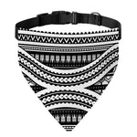 Maori Tattoo Polynesian Tribal Print Over The Collar Dog Bandana