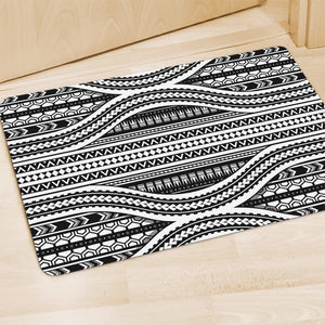 Maori Tattoo Polynesian Tribal Print Polyester Doormat