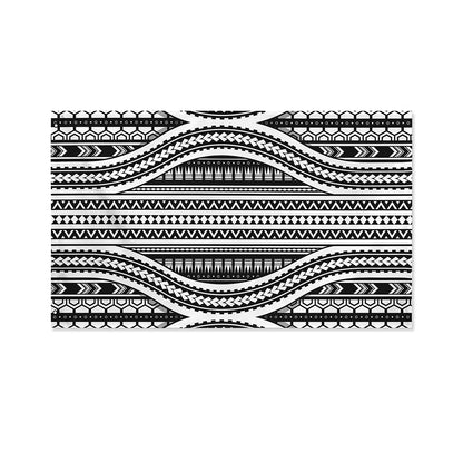Maori Tattoo Polynesian Tribal Print Polyester Flag
