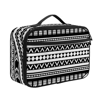 Maori Tattoo Polynesian Tribal Print Portable Lunch Bag