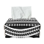 Maori Tattoo Polynesian Tribal Print Rectangle Tissue Box Cover