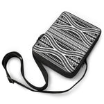 Maori Tattoo Polynesian Tribal Print Rectangular Crossbody Bag