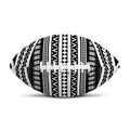 Maori Tattoo Polynesian Tribal Print Rugby Ball