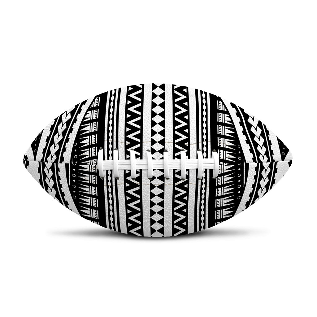 Maori Tattoo Polynesian Tribal Print Rugby Ball