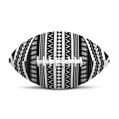 Maori Tattoo Polynesian Tribal Print Rugby Ball