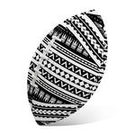 Maori Tattoo Polynesian Tribal Print Rugby Ball