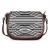 Maori Tattoo Polynesian Tribal Print Saddle Bag