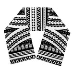 Maori Tattoo Polynesian Tribal Print Scarf