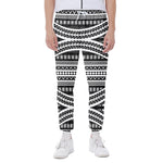 Maori Tattoo Polynesian Tribal Print Scuba Joggers