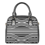 Maori Tattoo Polynesian Tribal Print Shoulder Handbag