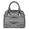 Maori Tattoo Polynesian Tribal Print Shoulder Handbag