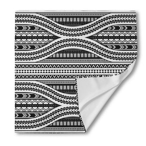 Maori Tattoo Polynesian Tribal Print Silk Bandana