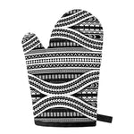 Maori Tattoo Polynesian Tribal Print Single Oven Mitt