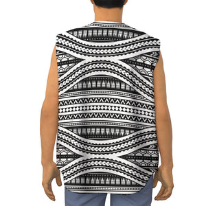 Maori Tattoo Polynesian Tribal Print Sleeveless Baseball Jersey