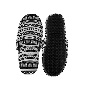 Maori Tattoo Polynesian Tribal Print Slippers