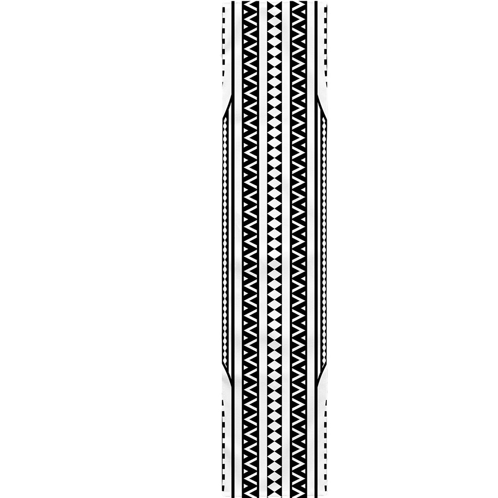 Maori Tattoo Polynesian Tribal Print Table Runner