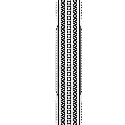 Maori Tattoo Polynesian Tribal Print Table Runner