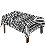 Maori Tattoo Polynesian Tribal Print Tablecloth