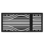 Maori Tattoo Polynesian Tribal Print Trifold Wallet