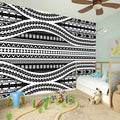Maori Tattoo Polynesian Tribal Print Wall Sticker