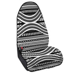 Maori Tattoo Polynesian Tribal Print Waterproof Car Seat Cover