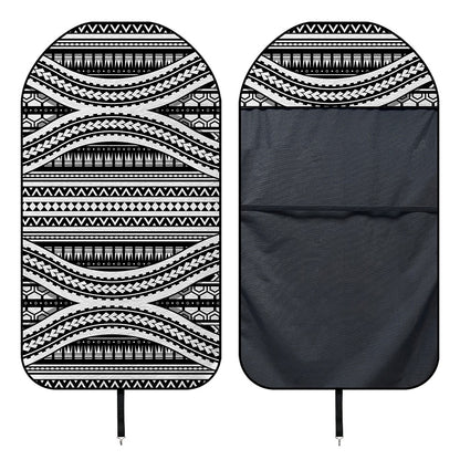 Maori Tattoo Polynesian Tribal Print Waterproof Car Seat Cover