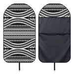 Maori Tattoo Polynesian Tribal Print Waterproof Car Seat Cover