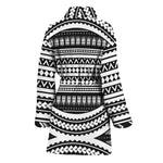 Maori Tattoo Polynesian Tribal Print Women's Bathrobe