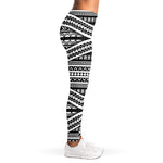 Maori Tattoo Polynesian Tribal Print Women's Leggings