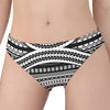 Maori Tattoo Polynesian Tribal Print Women's Panties