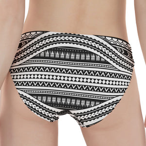 Maori Tattoo Polynesian Tribal Print Women's Panties