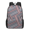 Maori Tribal Pattern Print 17 Inch Backpack