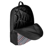 Maori Tribal Pattern Print 17 Inch Backpack