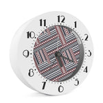 Maori Tribal Pattern Print Alarm Clock