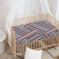 Maori Tribal Pattern Print Baby Crib Sheet